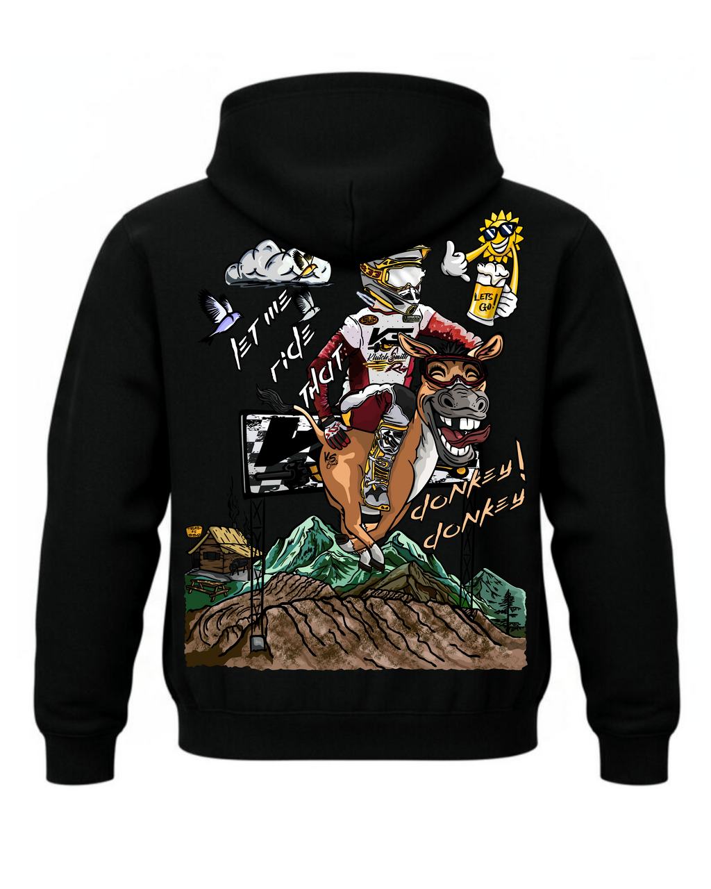 Toddler Donkey Donkey Pullover Hoodie