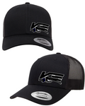Trucker Style Curved Bill Snap Back Hat